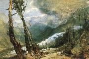Joseph Mallord William Turner Glacier and source of the Avyron, Chamonix oil painting picture wholesale